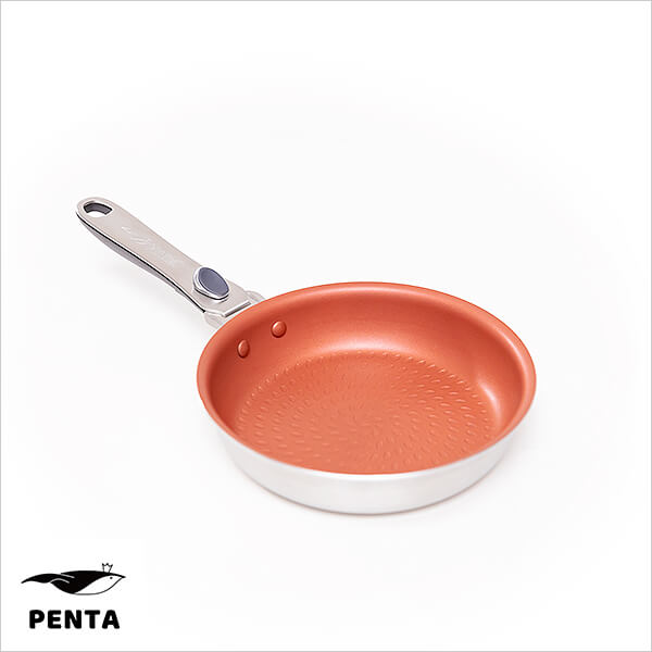 王様フライパンPENTA（ペンタ）20cm×5.0cm IH&直火用 ルビーレッド