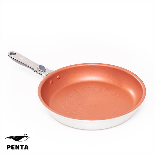 王様フライパンPENTA（ペンタ）28cm×5.3cm IH&直火用 ルビーレッド
