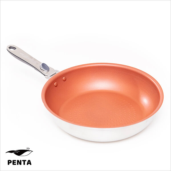王様フライパンPENTA（ペンタ）28cm×7.0cm 深型 IH&直火用 ルビーレッド