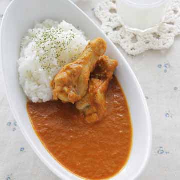 チキンのトマトジンジャースパイスカレー​