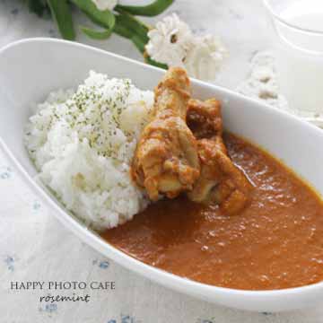 チキンのトマトジンジャースパイスカレー​